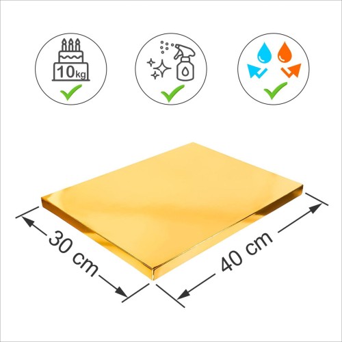 Podkład pod tort Styrodur Złoty Prostokątny 30x40 cm-3.jpg