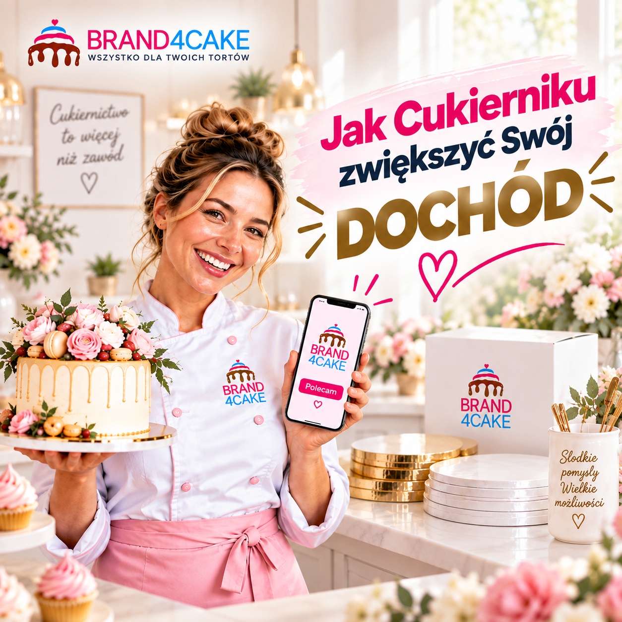 Podkład pod tort HDF Drewniany 3 mm