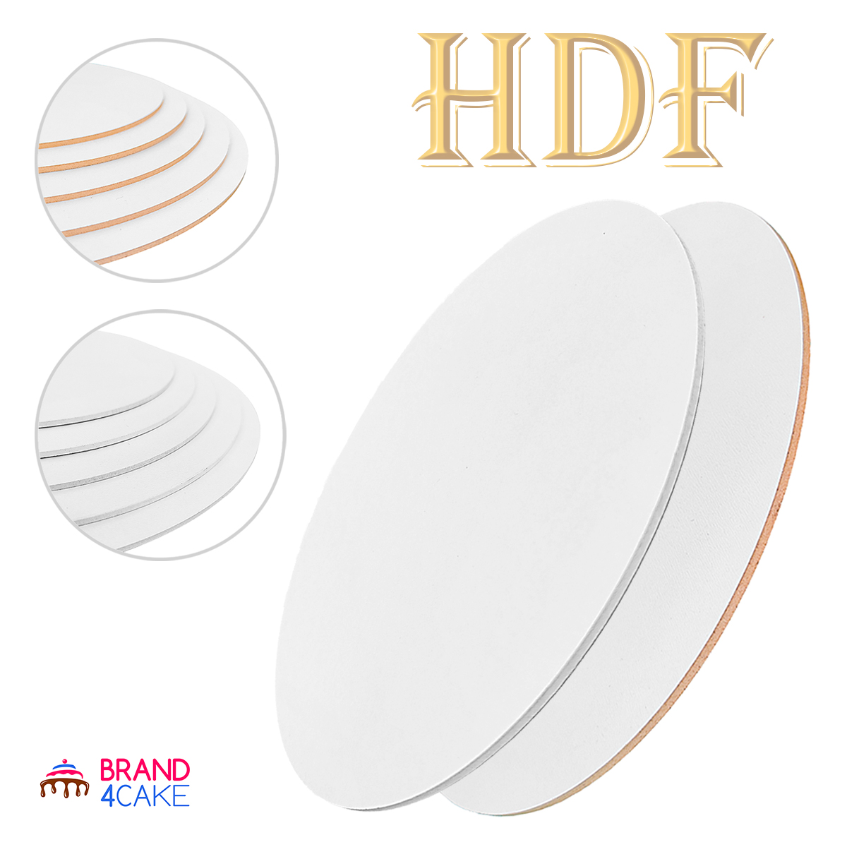 Podkład pod tort HDF Drewniany 3 mm